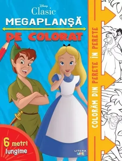 Disney Clasic. Megaplanșă de colorat - Paperback brosat - Disney