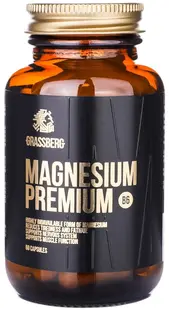 Magnesium Premium B6, 60 capsule, Grassberg