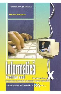Informatica. Profilul real - Clasa 10 - Manual
