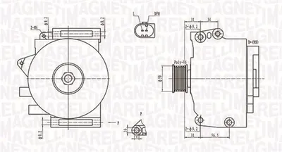 Alternator (14v, 200a) Mercedes E T-Model (s210), E T-Model (s211), E (w210), E (w211) 2.1d 2.2d 2.7d Intre 1999-2009