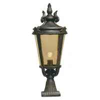 Pitic pentru exterior Baltimore 1 Light Large Pedestal Lantern