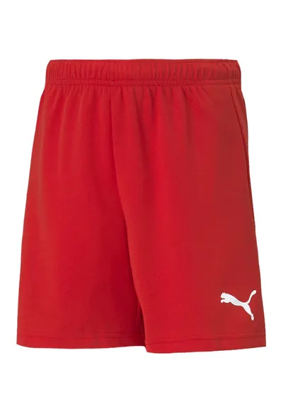 Pantaloni scurti cu banda elastica in talie pentru fotbal - Rosu vermillion