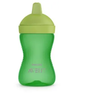 Cana cu tetina de formare verde, 300ml, Philips Avent