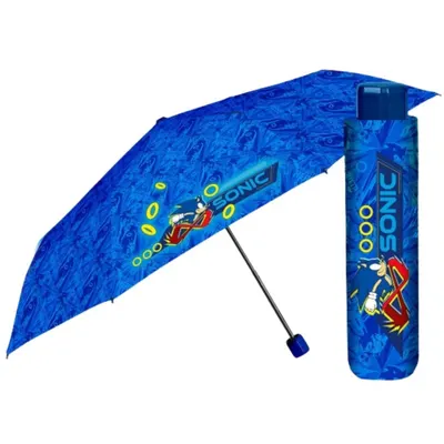 Umbrelă albastră, Perletti, Sonic, 91 cm, Collection Sonic