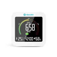 Aparat monitorizare nivel CO2 (dioxid de carbon) AlecoAir M28 Control, Alarma, Inidicator cantitate CO2, Istoric valori