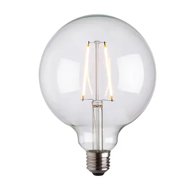 Corp de iluminat pentru baie E27 LED filament globe 125mm dia