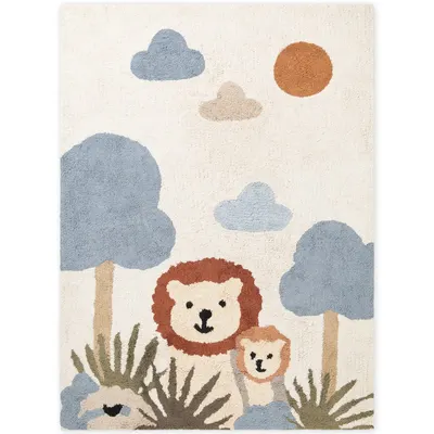Covor pentru copii crem lavabil/țesut manual din bumbac 140x200 cm Snuggle Lionel – Hanse Home