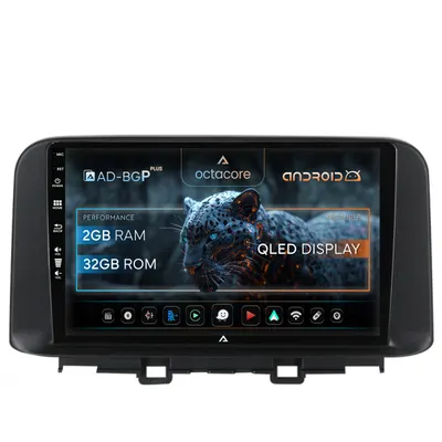 Navigatie Hyundai Kona (2018+), Android, P-Octacore 2GB RAM + 32GB ROM, 10.1 Inch - AD-BGP10002+AD-BGRKIT183V2