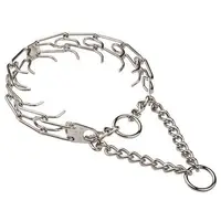 Zgarda otel cromat micro pentru dresaj Hermann Sprenger - 41 cm