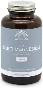 Mattisson Healthstyle Vegan Multi Magnesium, 200 mg, 180 tablete