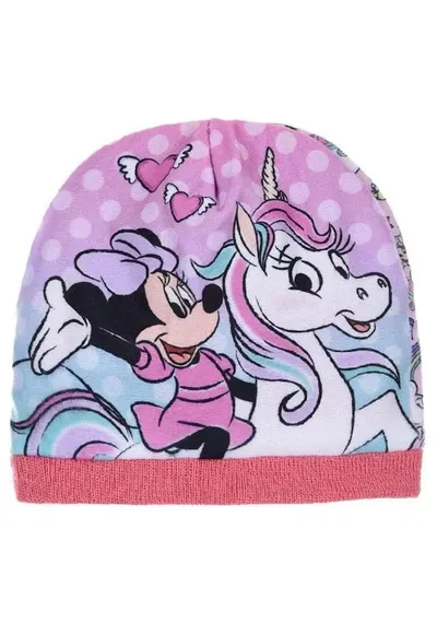 Caciula de iarna pentru fetite - Minnie Mouse - roz - 54