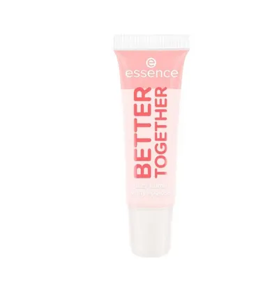 Essence SAY IT WITH JUICY BETTER TOGETHER luciu de buze strălucitor juicy bomb 01 · Lovely Litchi