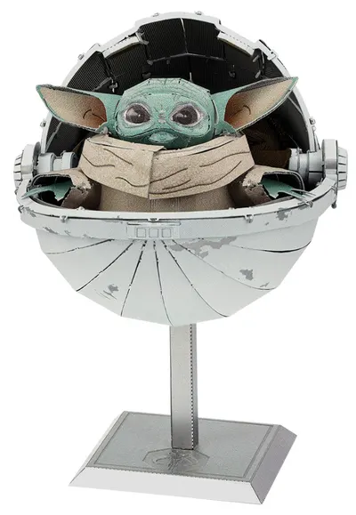 Model metalic de asamblat Metal Earth: Premium Series - Star Wars: The Child