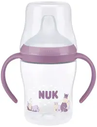 Biberon NUK Perfect Match - Cu duză de suc, TC, РР, 150 ml, Hipo, mov