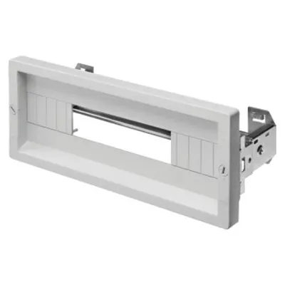 Covering Panel With Window - Fast and Easy - 1 Modul High - 18 Module - Grey Ral 7035