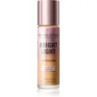 Revolution Bright Light Face Glow tonic fluid iluminator culoare Illuminate Medium 23 ml