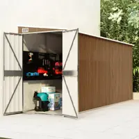 Gossi sopron gradina/montaj perete maro 118x382x178 cm otel zincat