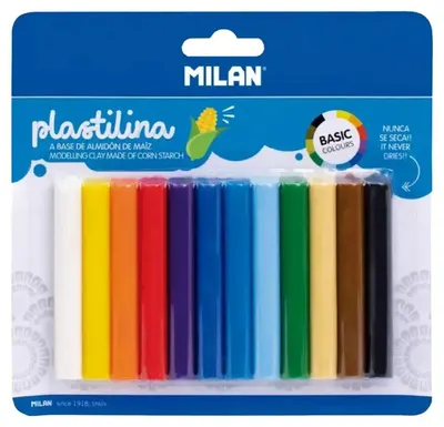 Modelin Milan - 12 culori, 140 g