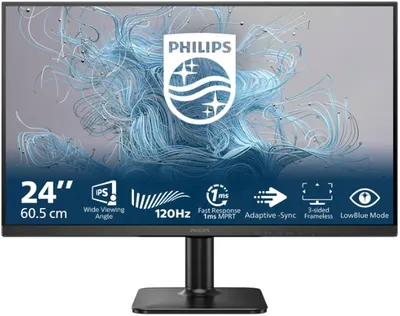 Monitor Philips - 24E2N1110, 23.8'', FHD, IPS WLED, Anti-Glare, negru