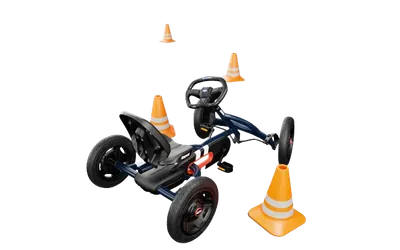 Kart cu pedale pentru copii Berg Buddy Classic Blue