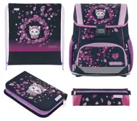 Set școlar Herlitz Loop Plus - Blossom Dance, hiozdan , două penare și sac de sport
