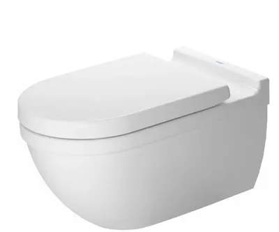 Vas WC Duravit Starck 3 2226090000, suspendat, fara capac, Alb