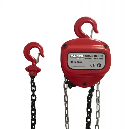 Vario de lanț Raider - RD-CB01, 1 t, 3 m