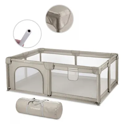 Tarc pliabil pentru copii Kidwell Fanko Beige, pentru joaca 0-6 ani 120 x 180 cm