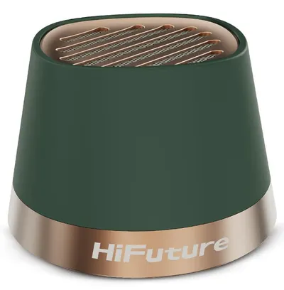 Boxă portabilă HiFuture - Mega S, IPX4, verde/auriu