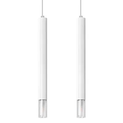 Lampa suspendata WEZYR 2 alb