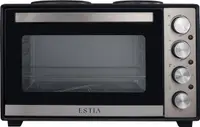 Cuptor electric mini cu plite Estia Multicook Compact, 38 l, 3600W, Negru