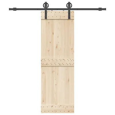 Gossi set feronerie pentru usi glisante, negru, 200 cm, otel