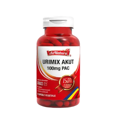 Urimix Akut 100mg, 15 capsule, AdNatura