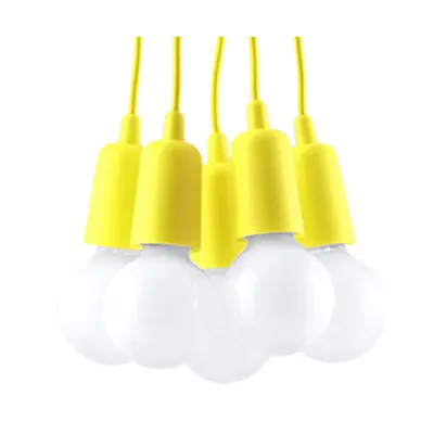 Lampa suspendata DIEGO 5 yellow