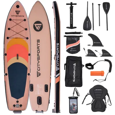 Placă de Stand-up Paddle Gonflabilă, CL2, Suport pentru sursă de alimentare