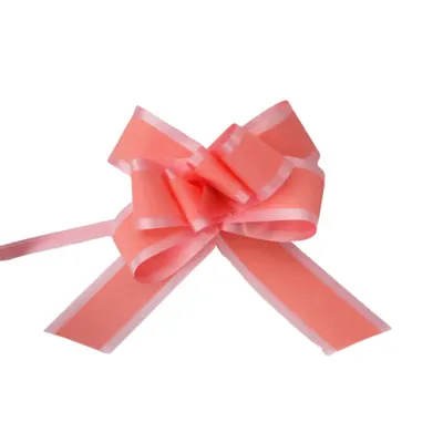 Fundă Flower cu autoformare roz pastel