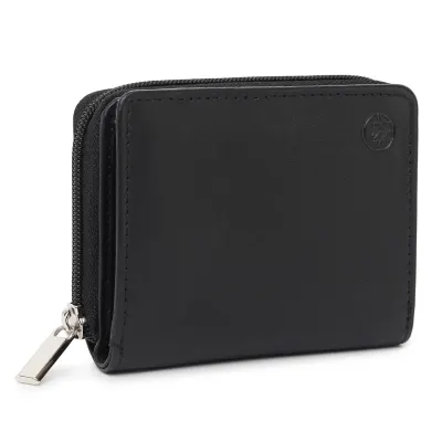 Portofel dama Marquise, Katharine PT1460, piele naturala, Negru