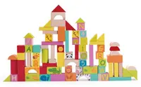 Jucarie din lemn Classic World - Blocuri cu animale