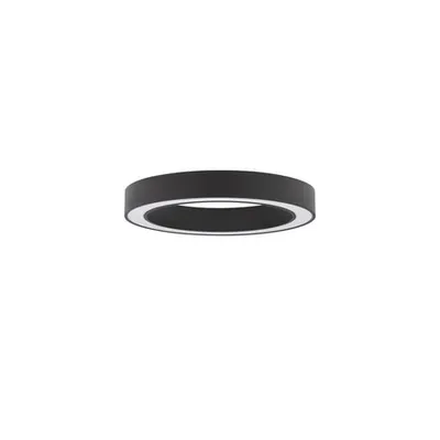 Plafoniera MORBIDO Nisipiu Negru Aluminiu & Acrylic LED 48W 230 Volt 3730Lm CCT Dimabil 2700K - 4000K CRI>80 IP20 Remote Control Included
