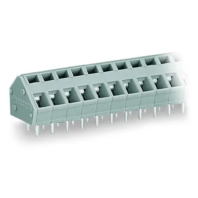 PCB terminal block; 2.5 mm²; Pin spacing 5/5.08 mm; 4-pole; suitable for Ex-e applications; CAGE CLAMP®; commoning option; 2,50 mm²; light gray