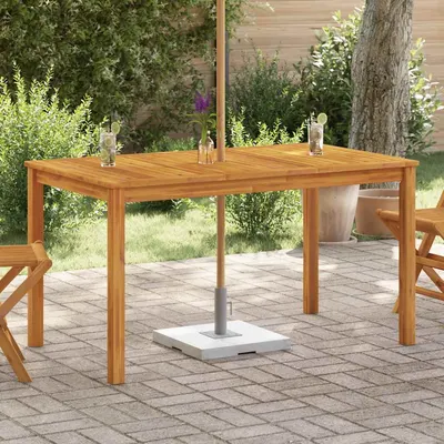 vidaXL Masă de grădină, 140 x 80 x 74 cm, lemn masiv de acacia