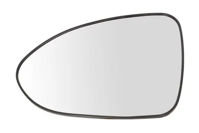 Sticla oglinda stanga potrivit KIA RIO III dupa 2011 - incalzita, crom