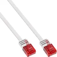 Cablu de retea RJ45 flat Cat.6 UTP 10m Alb, InLine IL71600W