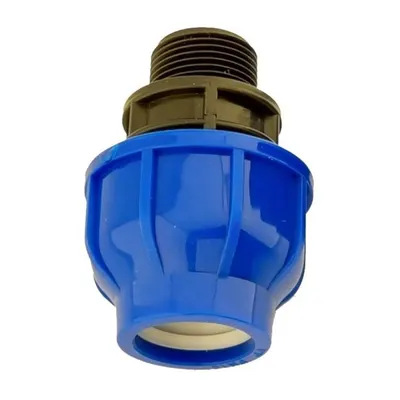 Racord Compresiune PEHD, Filet Exterior, 25 mm x 3/4 inch, Z-tools