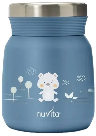 Cutie termică pentru alimente Nuvita - 300 ml, albastru pudră