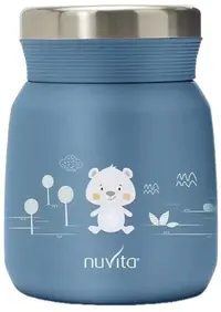 Cutie termică pentru alimente Nuvita - 300 ml, albastru pudră