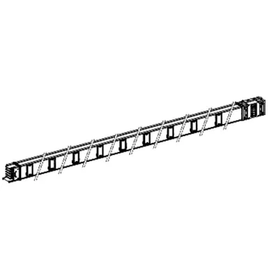 Canalis - Lungime Dreapta - 800 A - 5 M - 18 Trape Derivatie