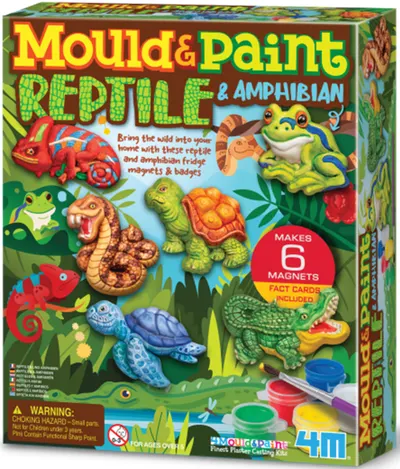 Set creativ 4M - Figurine din ipsos, reptile