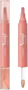 Pupa Vamp! Creion și luciu de buze 2 în 1, 002 Frozen Rose, 4 ml