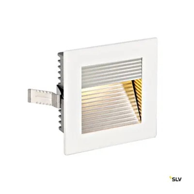 FRAME Curbat LED, pătrat, alb mat, alb cald LED